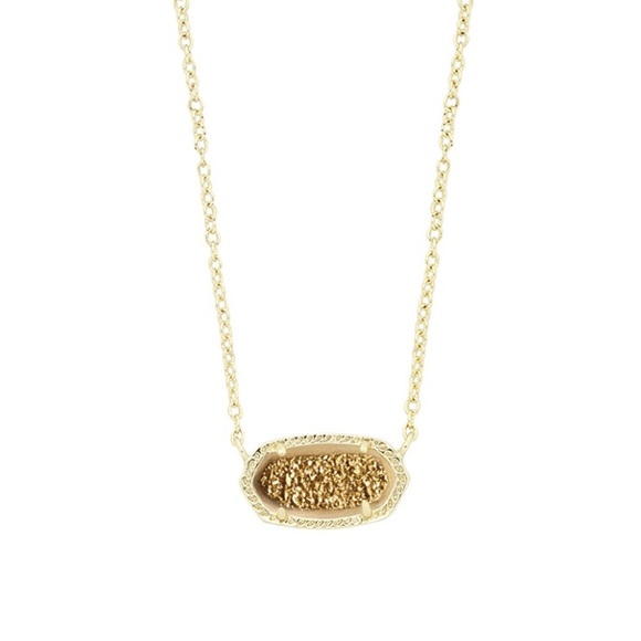 Kendra Scott Jewelry - Kendra Scott Elisa Necklace with Gold Drusy